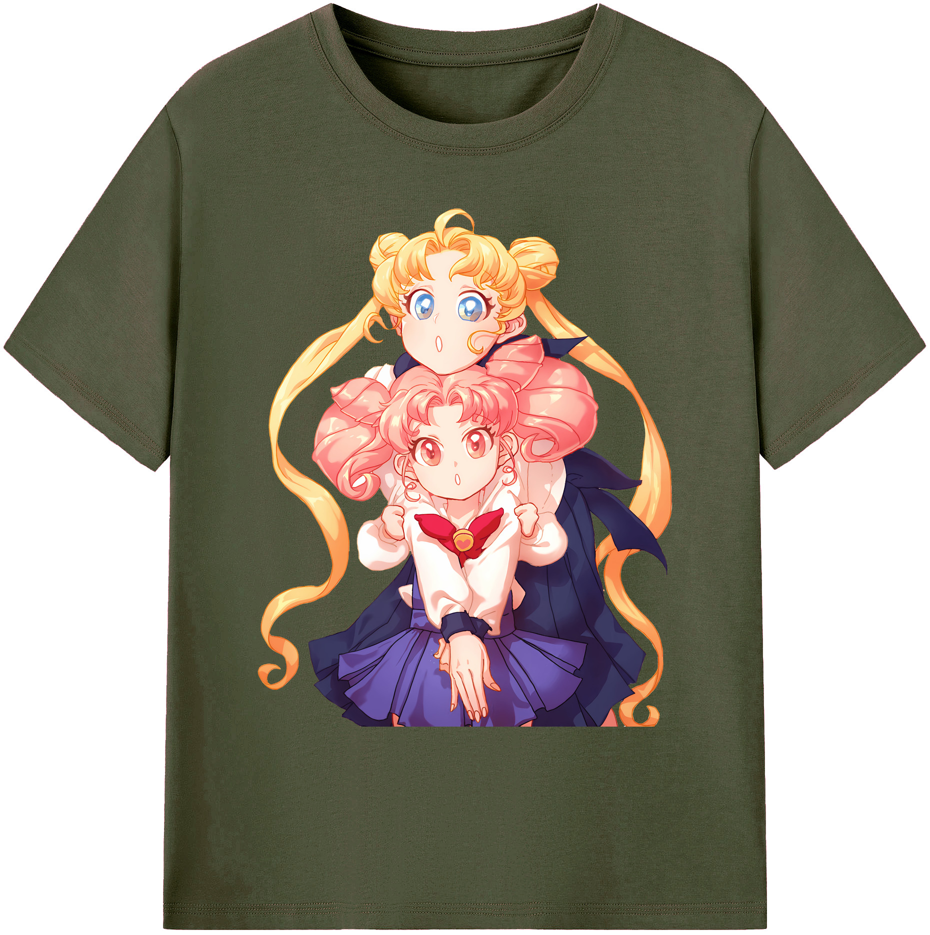 （画像用） 美少女戦士セーラームーン 愛野 美奈子 あいの みなこ Sailor Moon Aino Minako 綿100％ メンズ半袖Tシャツ｜肌触りやわらか＆通気性